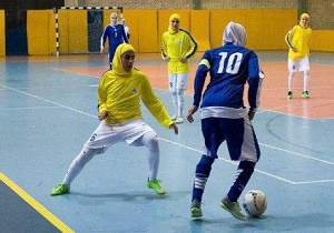 مسابقات فوتسال لیگ برتر بانوان استان یزد آغاز شد