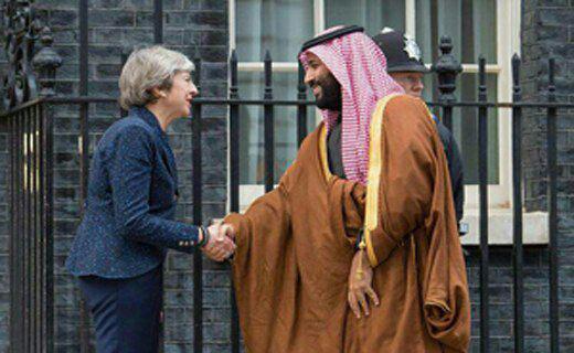 بیانیه مشترک عربستان و انگلیس علیه ایران در پایان سفر ولیعهد سعودی به لندن