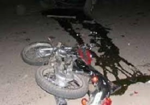 تصادف خودرو مگان با موتورسیکلت + فیلم