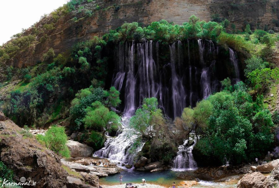 منحصر به فردترین آبشار خاورمیانه در ایران + تصاویر
