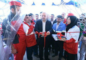 افتتاح کمپ های سلامت نوروزی جمعیت هلال احمر در گلستان