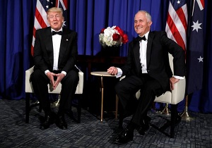 ترامپ و نخست‌وزیر استرالیا با یکدیگر دیدار کردند