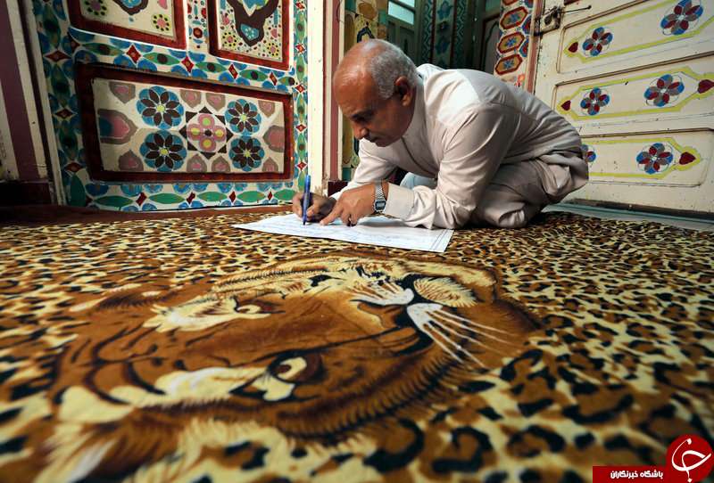 هنرمند مصری قرآن 700 متری ساخت