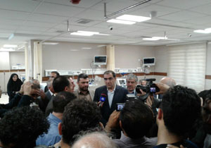 حضور وزیر بهداشت در افتتاح بیمارستان خیریه امید ارومیه + فیلم