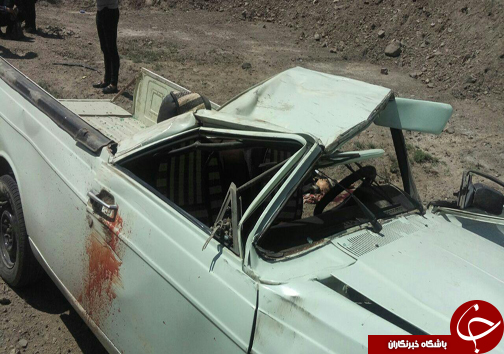 2 کشته و 6 مصدوم در تصادف مازندران+عکس