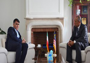 نشست رئیس اتاق یاسوج با سفیر مالزی در ایران