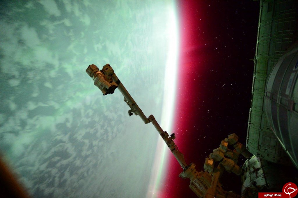عکس روز ناسا / شفق قطبی بر فراز سیاره زمین