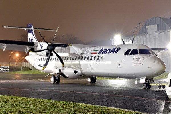 اولین هواپیمای ATR در مهرآباد به زمین نشست