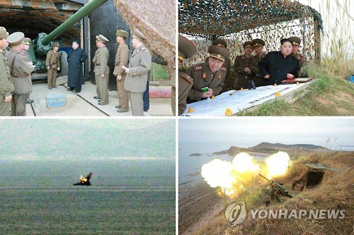 هدایت بزرگترین توپخانه کره شمالی به سواحل شرقی