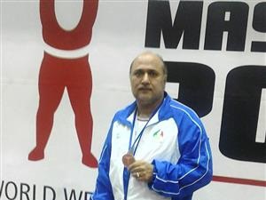 هفتمین مدال کاروان وزنه برداری در المپیک پیشکسوتان/سمیعی متین به نشان نقره رسید