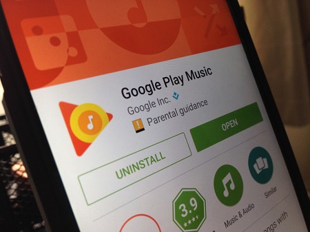 گوگل پلی موزیک، نرم‌افزار پیش‌فرض دستگاه‎های سامسونگ