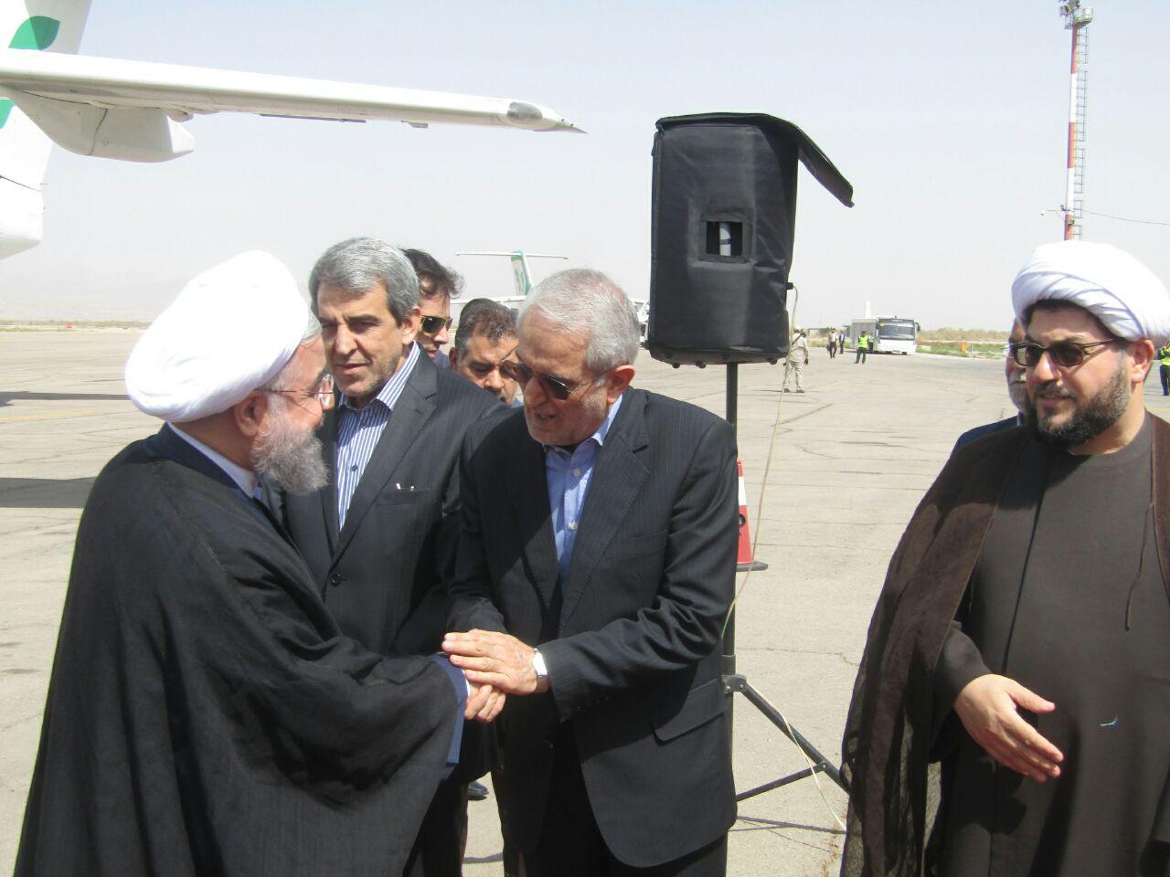 سفر رئیس جمهور به کرمان از نگاه دوربین