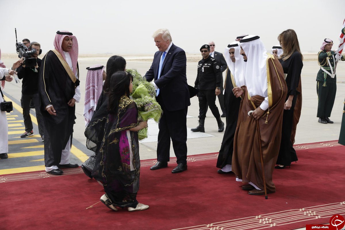 گزارش تصویری سفر سه روزه ترامپ و خانواده‌اش به عربستان سعودی