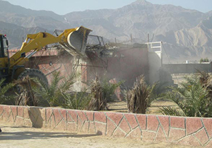 تخریب 14 باغ شهری غیرمجاز در شیراز