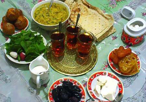 خودداری از مصرف زیاد غذاهای چرب و شیرین در رمضان