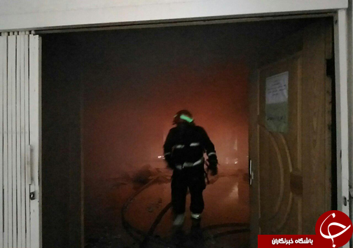 آتش سوزی در دانشگاه آزاد بابل+تصاویر