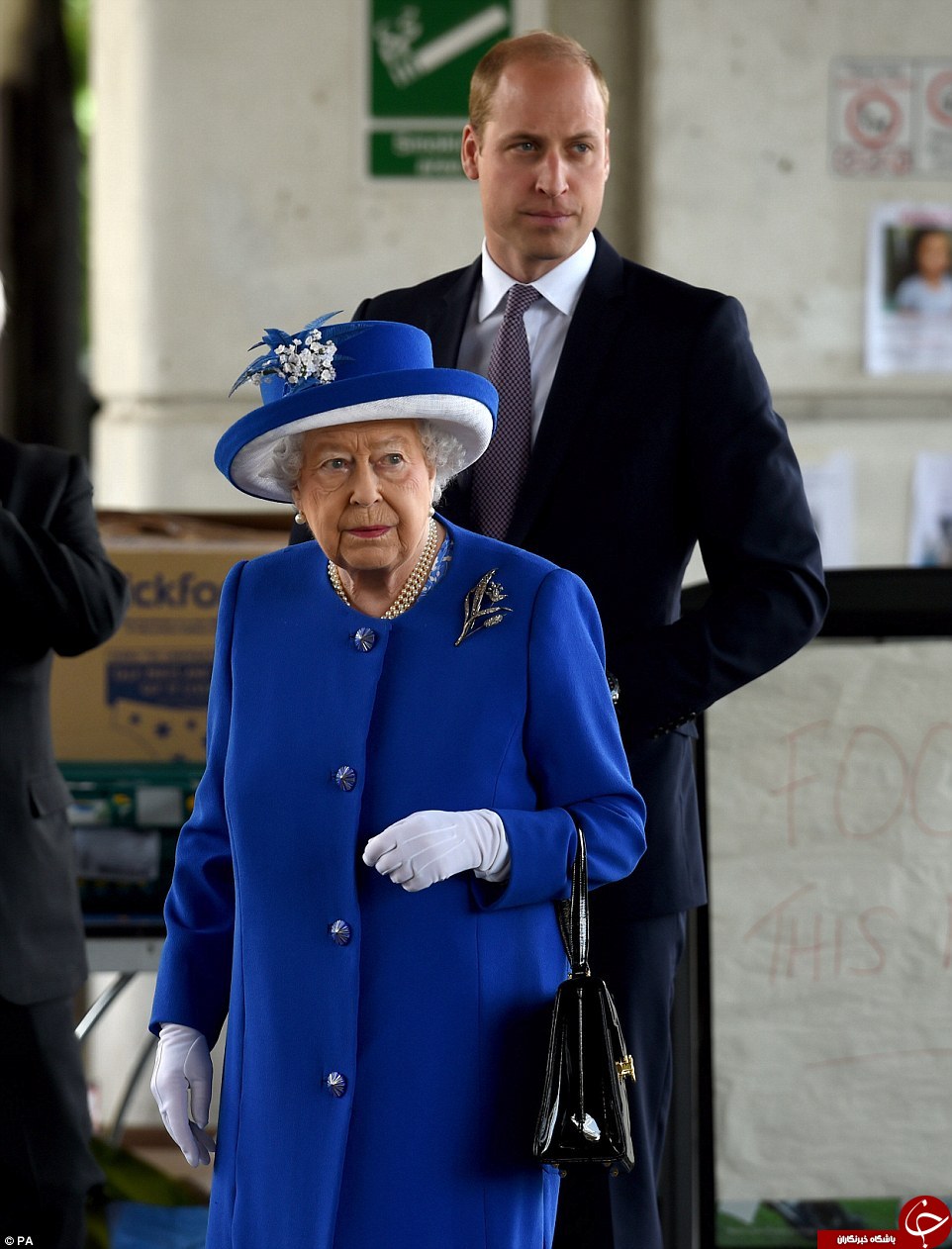 دیدار ملکه انگلیس با بازماندگان حادثه هولناک برج لندن+ تصاویر