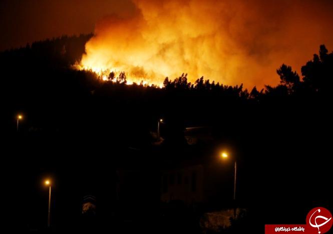 افزایش شمار تلفات آتش‌سوزی گسترده پرتغال به 24 نفر+ تصاویر