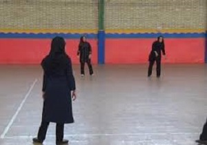 پيگيری مسابقات داژبال بانوان جام رمضان شهرستان بافق