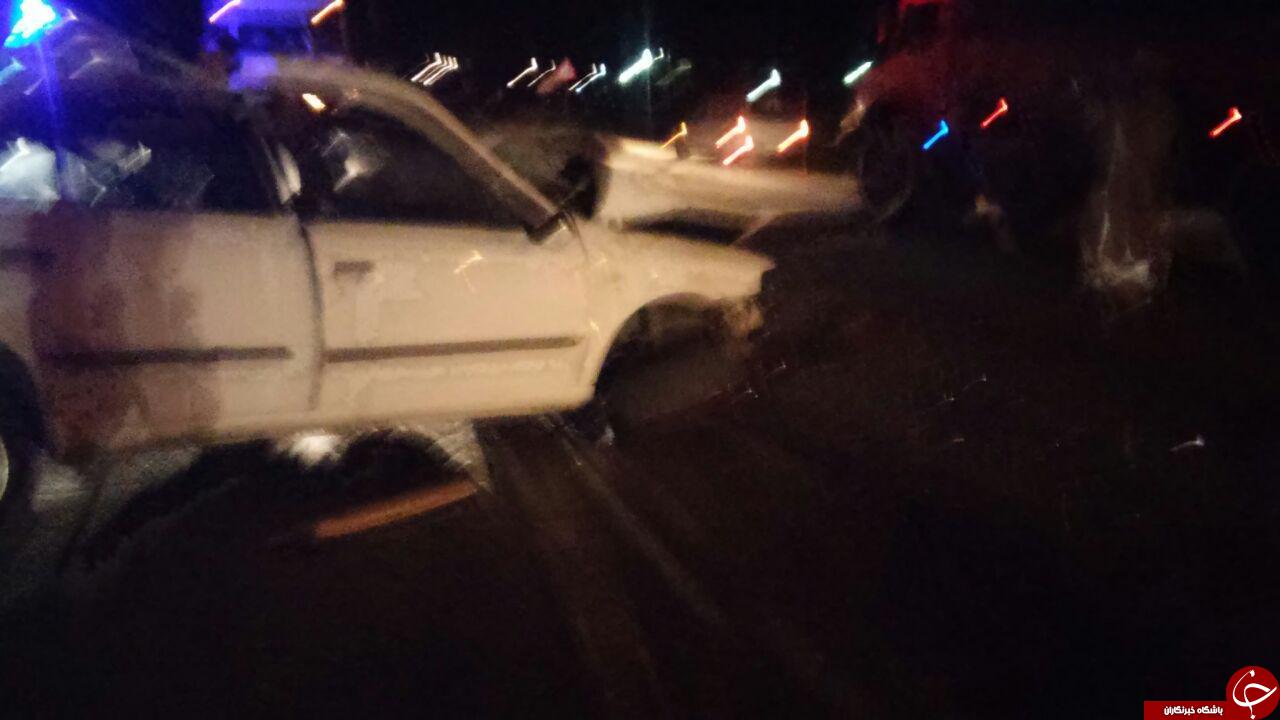 تصادف مرگبار کامیونت با سمند در جاده قدیم همدان + تصاویر