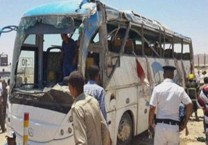 کشته شدن 28 نفر درحمله تروریستی به اتوبوس حامل مسیحیان قبطی + فیلم