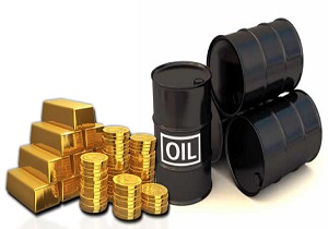 کاهش بهای نفت/ افزایش بهای طلا به بالاترین سطح در یک ماه گذشته