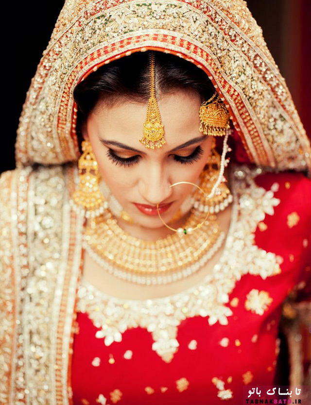قرمز، رنگ مقدس برای زنان هندی +تصاویر