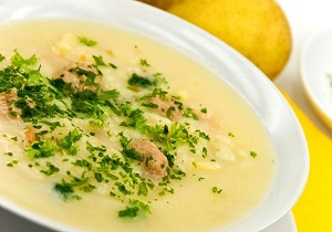 سوپ جو با شیر پیش غذایی که گرسنگی را مهار می کند+ طرز تهیه