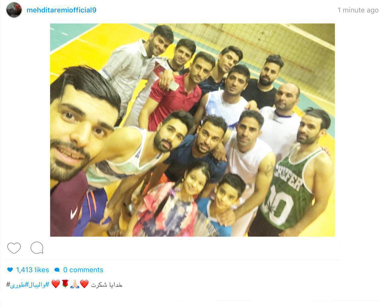 آقاى گل پرسپوليس،واليباليست شد!