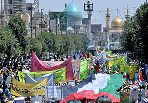 آغاز راهپیمایی روز قدس در مشهد