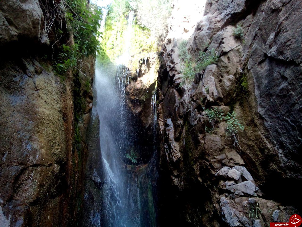 آبشار دیدنی بنگان در قاب تصویر