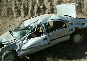 یک کشته در واژگونی خودروی پژو