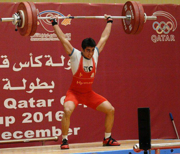 حضور جوان شایسته زنجانی در رقابت های قهرمانی وزنه برداری آسیا