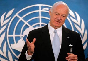 دی‌میستورا از به تعویق افتادن مذاکرات ژنو درباره سوریه خبر داد 