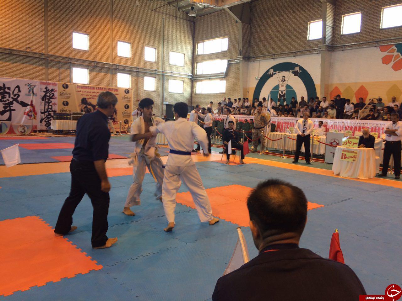 برگزاری مسابقات کاراته سبک کیوکوشین ماتسویی قهرمانی شمال شرق کشور