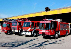 فعالیت ۱۰ ایستگاه آتش نشانی در ارومیه