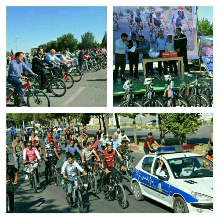 برگزاری همایش دوچرخه سواری استان به میزبانی شهربابک