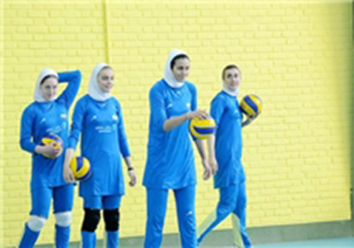 دختران والیبالیست گلستانی در اردوی تیم ملی