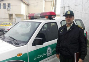 پلیس محمودآباد و دستگیری سارق اموال داخل خودرو