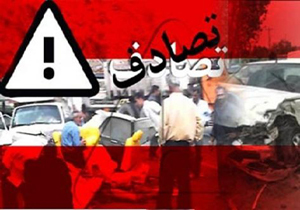 مرگ راننده سواری ال ۹۰ در برخودر با گاردریل