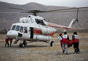 استقرار سه بالگرد امداد و نجات در اربعین ۹۶