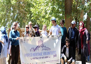 برگزاری کمپین داوطلبان میراث جهانی در مهریز