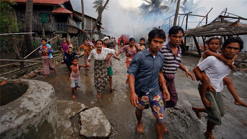 کشته شدن دو مسلمان روهینگیا در اثر انفجار مین در مرز بنگلادش