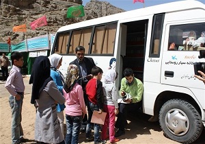 افتتاح کتابخانه سیار روستایی در شهرستان اردبیل