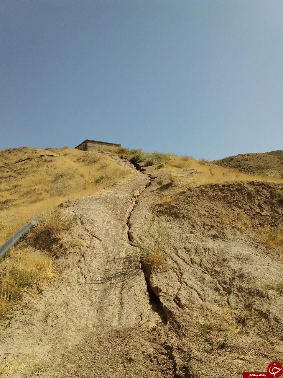 فرونشست زمین در جاجرود + تصاویر