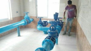 اجرای طرح تقویت فشار شبكه آب شرب در شهرستان رودسر