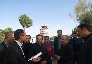 تاکید استاندار بر پیگیری طرح توسعه فرودگاه خرم آباد
