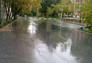 بارش باران در ۵ شهر استان مرکزی
