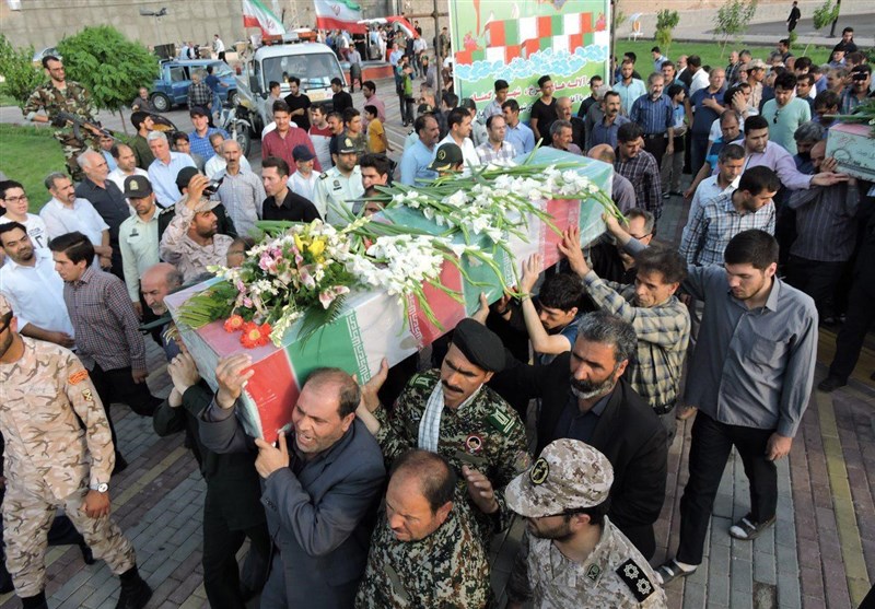 تشییع و خاکسپاری پیکر مطهر شهید "خوش‌لسان" در نجف اشرف