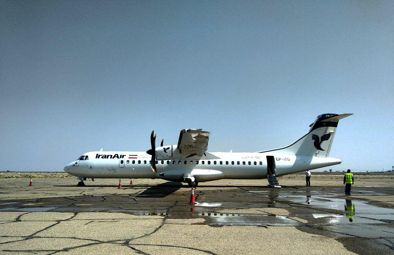 اولین هواپیمای ای تی ار ایران ایر وارد فرودگاه ایرانشهر شد